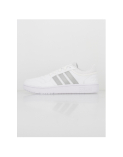 Baskets hoops blanc/argent femme - Adidas