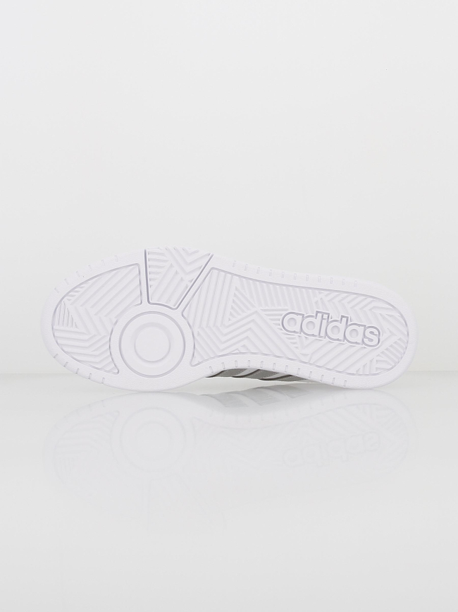 Baskets hoops blanc/argent femme - Adidas