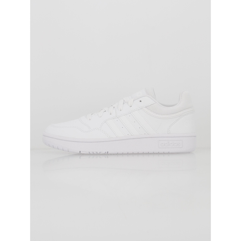 Baskets basses hoops 3.0 blanc enfant - Adidas
