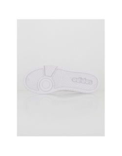 Baskets basses hoops 3.0 blanc enfant - Adidas
