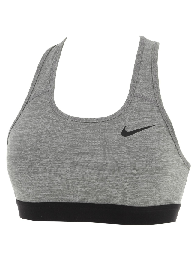 Brassière de sport dri fit swsh gris femme - Nike