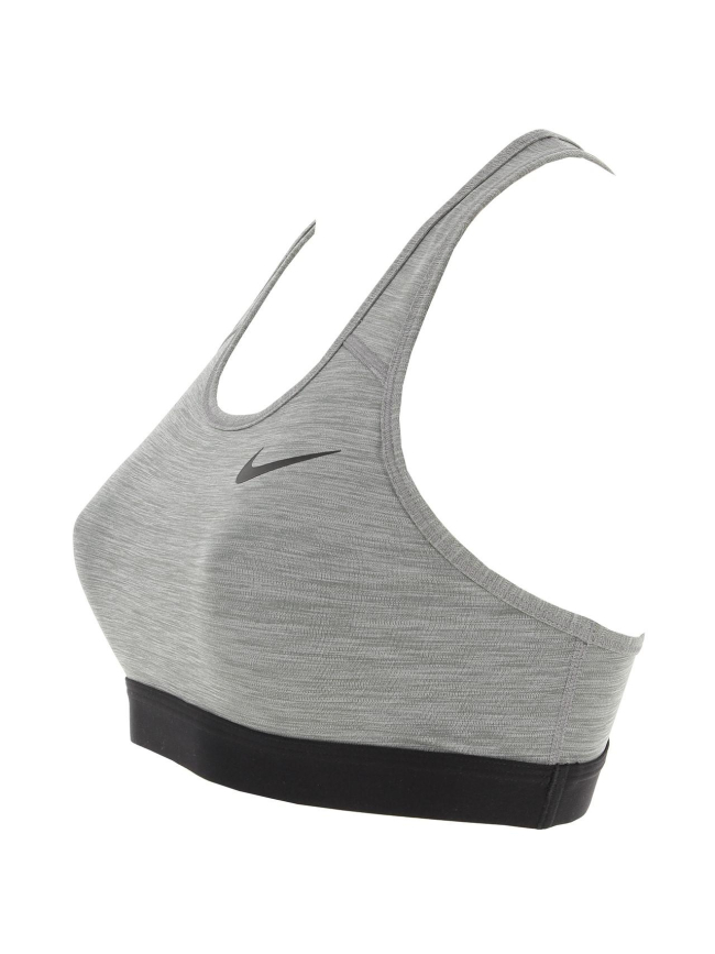 Brassière de sport dri fit swsh gris femme - Nike