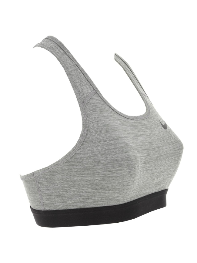 Brassière de sport dri fit swsh gris femme - Nike