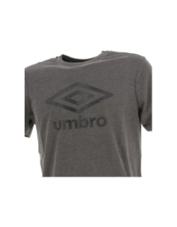 T-shirt basics logo gris homme - Umbro