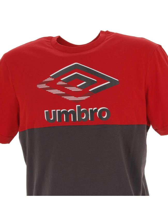 T-shirt basic graph rouge homme - Umbro