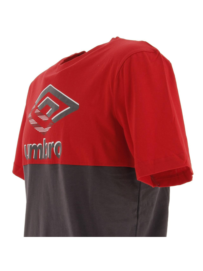 T-shirt basic graph rouge homme - Umbro