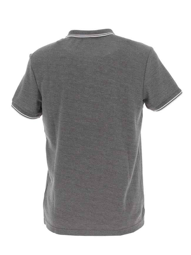 Polo basics piqué gris anthracite homme - Umbro