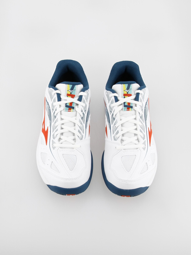 Chaussures de tennis breakshot blanc/multicolore homme - Mizuno