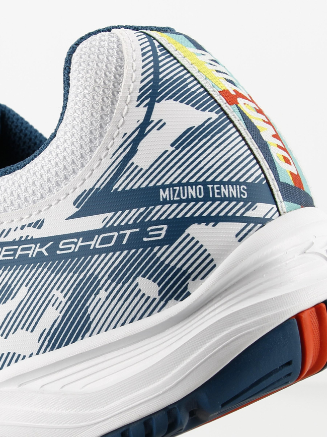 Chaussures de tennis breakshot blanc/multicolore homme - Mizuno