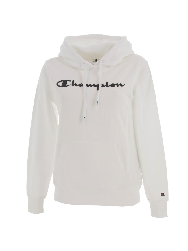 Sweat à capuche american class blanc femme - Champion