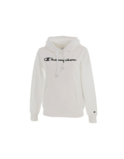 Sweat à capuche american class blanc femme - Champion