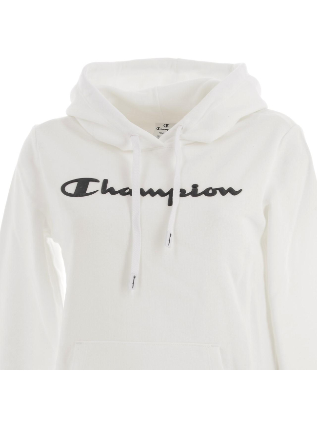 Sweat à capuche american class blanc femme - Champion