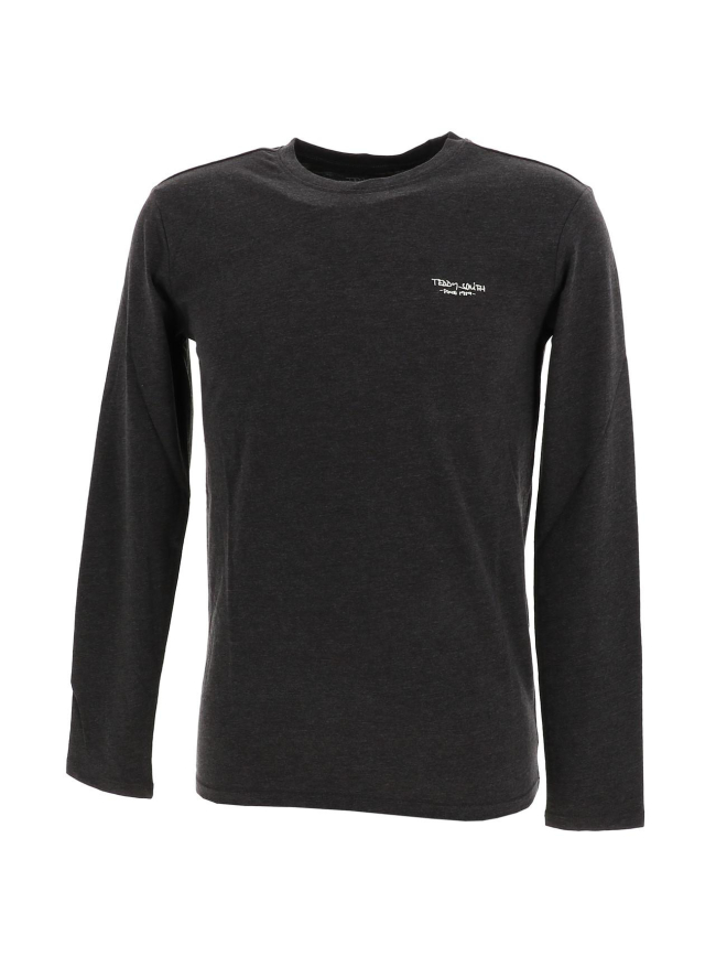 T-shirt manches longues the tee gris homme - Teddy Smith
