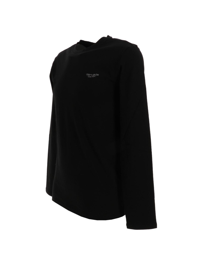 T-shirt manches longues the tee noir homme - Teddy Smith