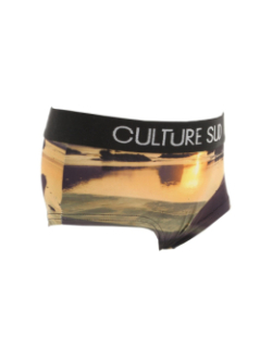 Boxer coraline paysage multicolore fille - Culture Sud