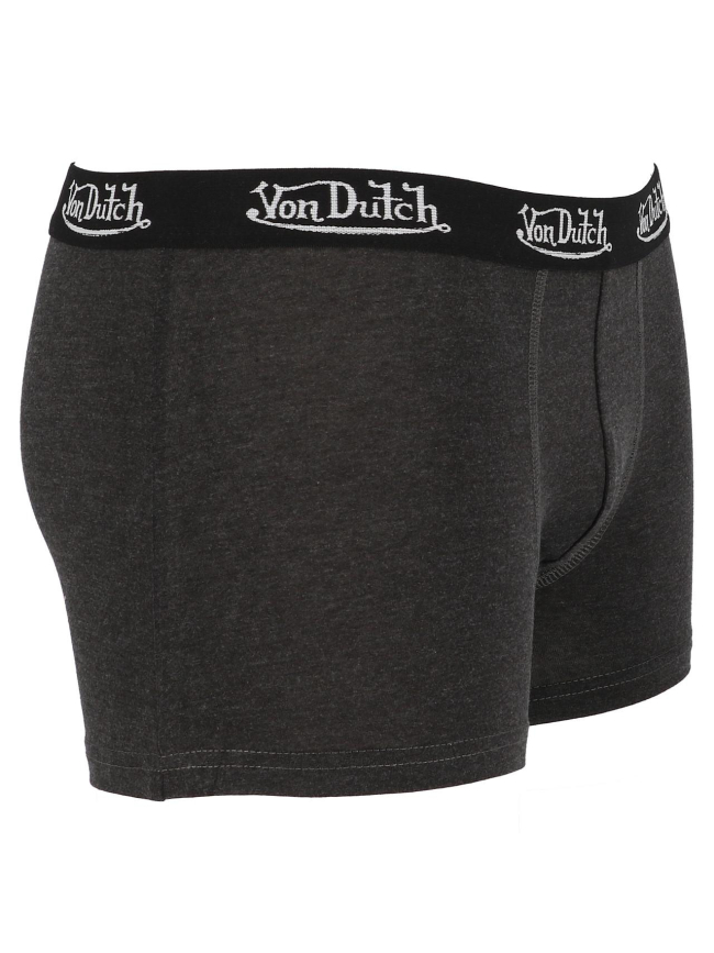 Boxer classic uni anthracite homme - Von Dutch
