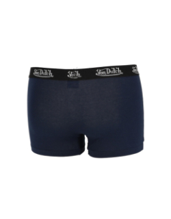 Pack 2 boxers classic uni noir homme - Von Dutch