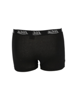 Pack 2 boxers classic uni noir homme - Von Dutch