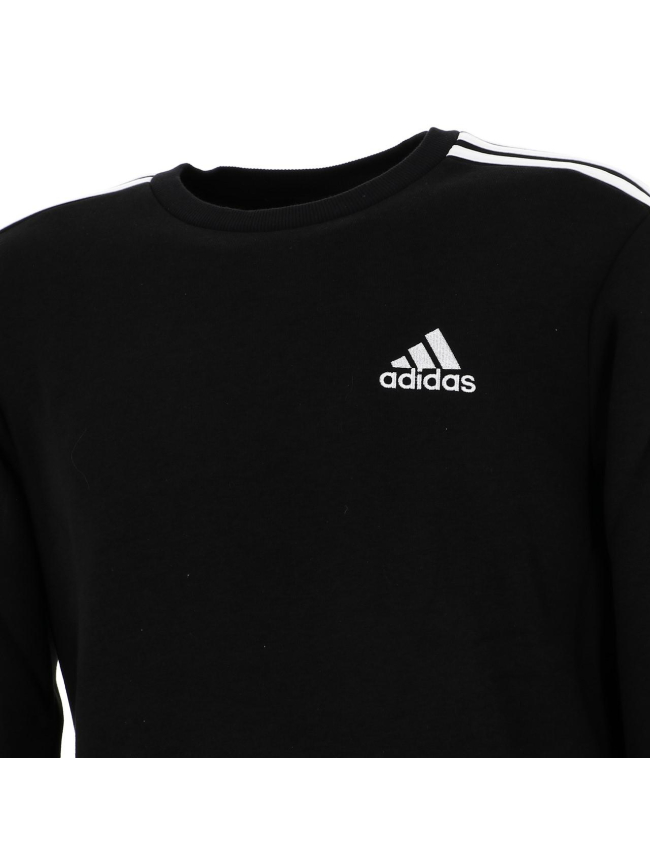 Sweat sport cut 3 bandes noir - Adidas