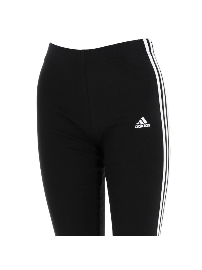 Legging de sport 3s noir/blanc fille - Adidas