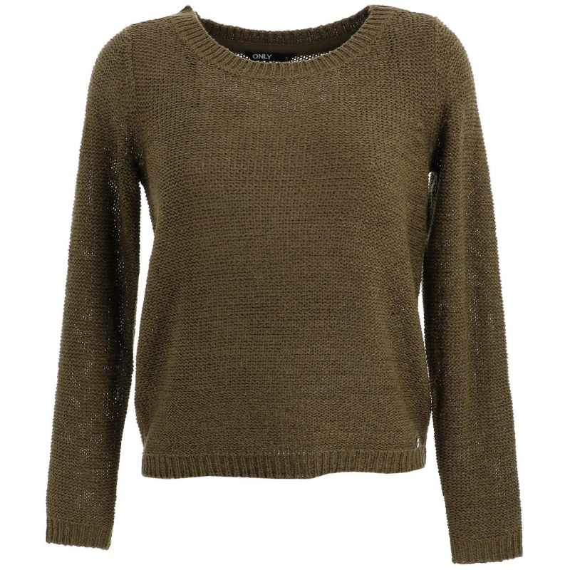 Pull fin geena kalamata kaki femme - Only