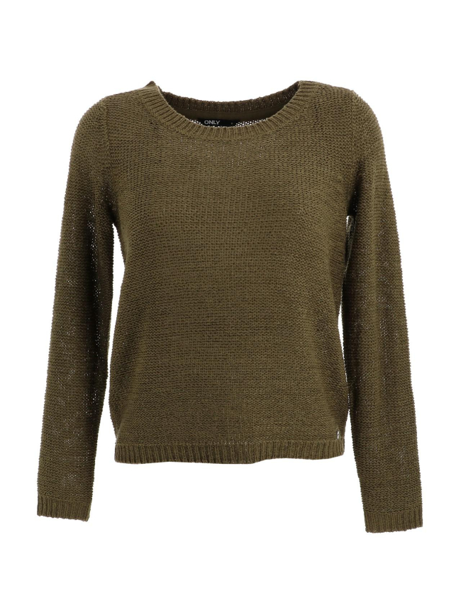 Pull fin geena kalamata kaki femme - Only