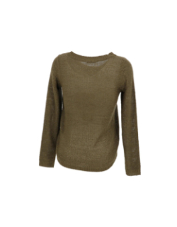 Pull fin geena kalamata kaki femme - Only