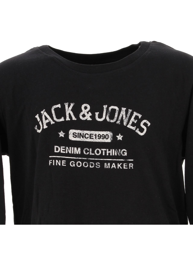 T-shirt manches longues jeans noir enfant - Jack & Jones