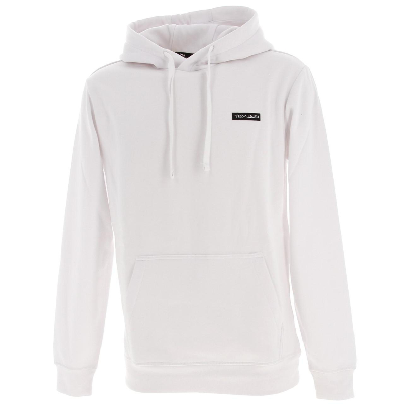 Sweat à capuche nark blanc homme - Teddy Smith