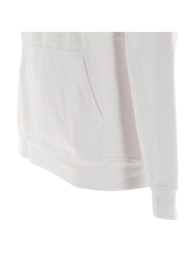 Sweat à capuche nark blanc homme - Teddy Smith