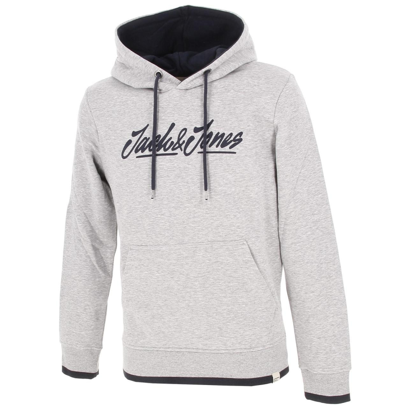 Sweat à capuche legend gris homme - Jack & Jones
