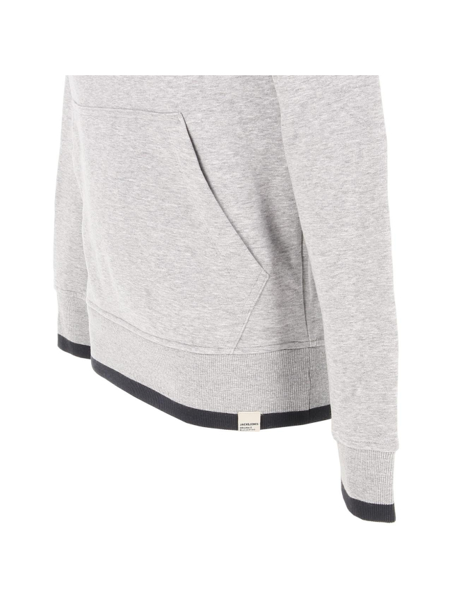Sweat à capuche legend gris homme - Jack & Jones
