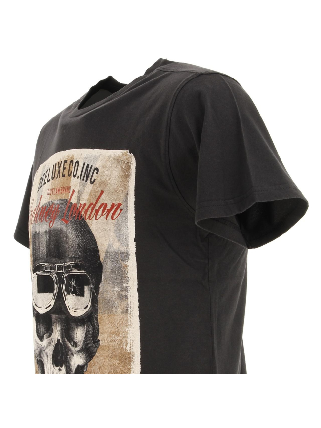 T-shirt clem noir homme - Deeluxe