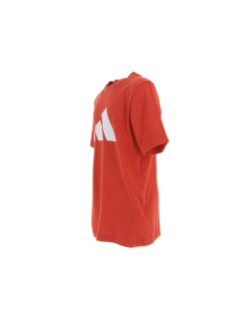 T-shirt logo 3 bandes rouge enfant - Adidas