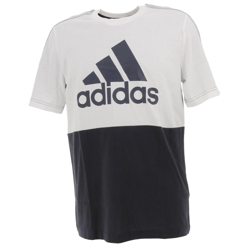 T-shirt 3 bandes bleu marine homme - Adidas