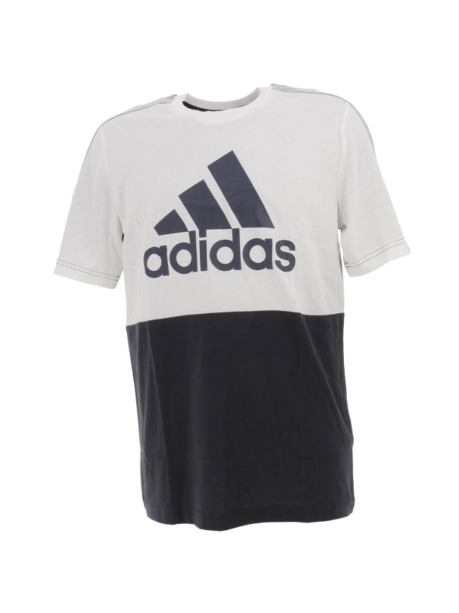 T-shirt 3 bandes bleu marine homme - Adidas