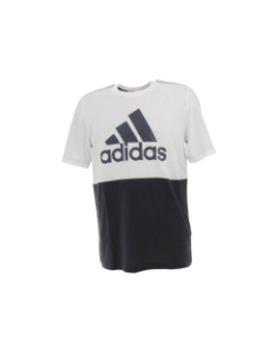 T-shirt 3 bandes bleu marine homme - Adidas