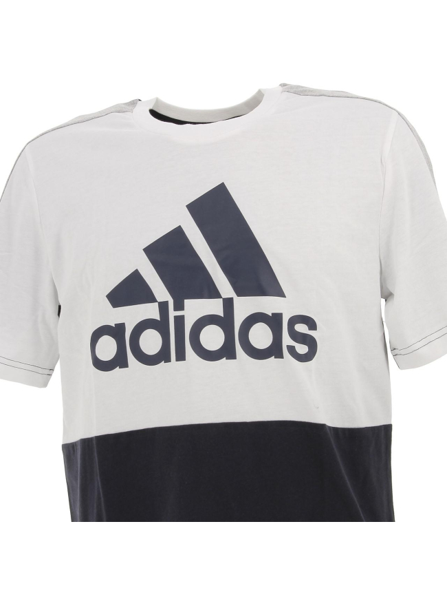 T-shirt 3 bandes bleu marine homme - Adidas