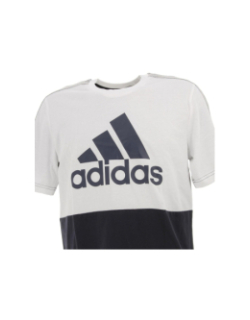 T-shirt 3 bandes bleu marine homme - Adidas