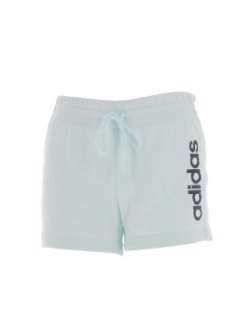 Short de sport linear vert femme - Adidas