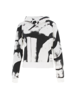 Sweat à capuche blanc femme - Adidas