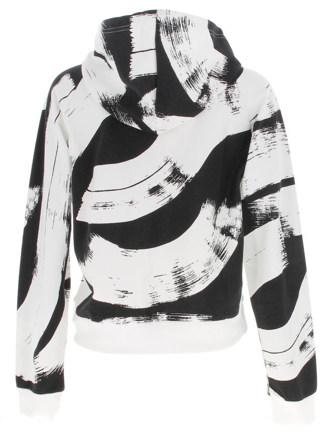 Sweat à capuche blanc femme - Adidas