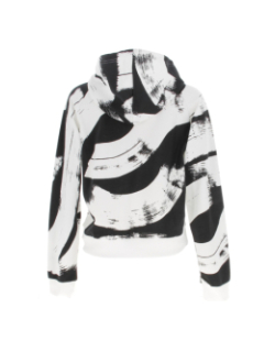 Sweat à capuche blanc femme - Adidas