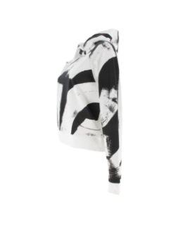 Sweat à capuche blanc femme - Adidas