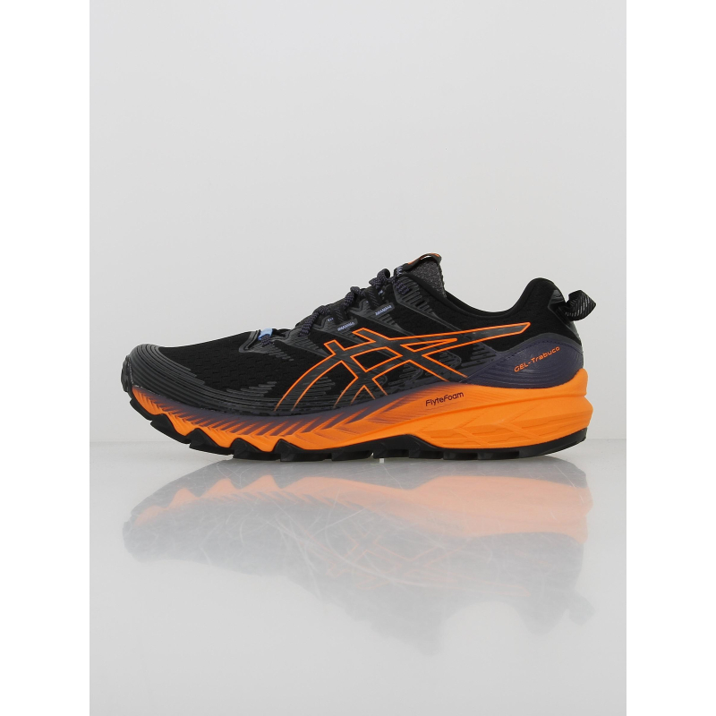 Chaussures de trail trabuco 10 gel noir/orange homme - Asics