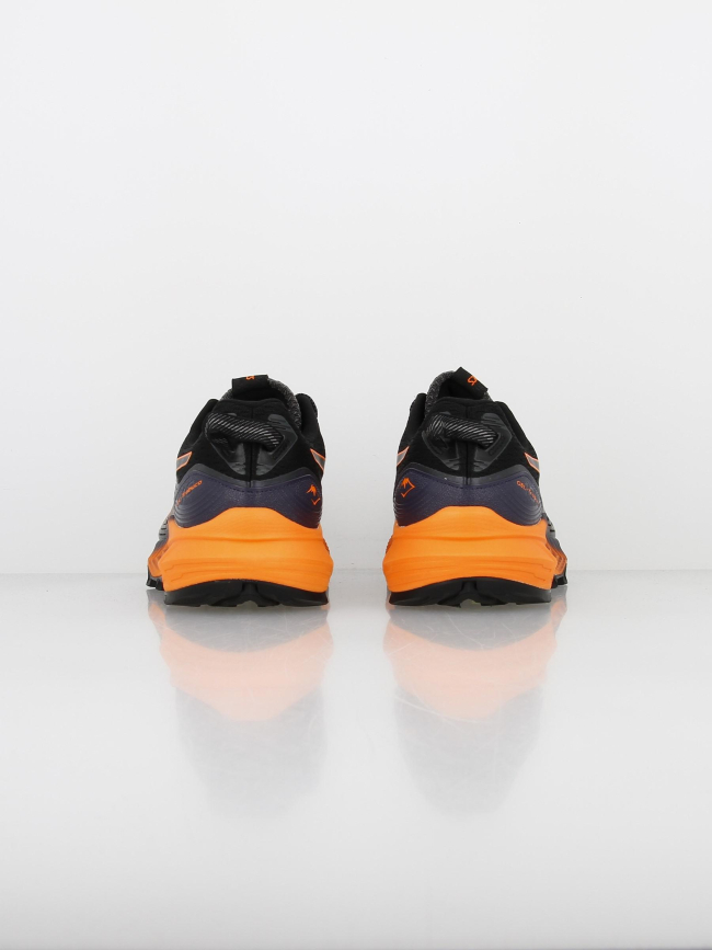 Chaussures de trail trabuco 10 gel noir/orange homme - Asics