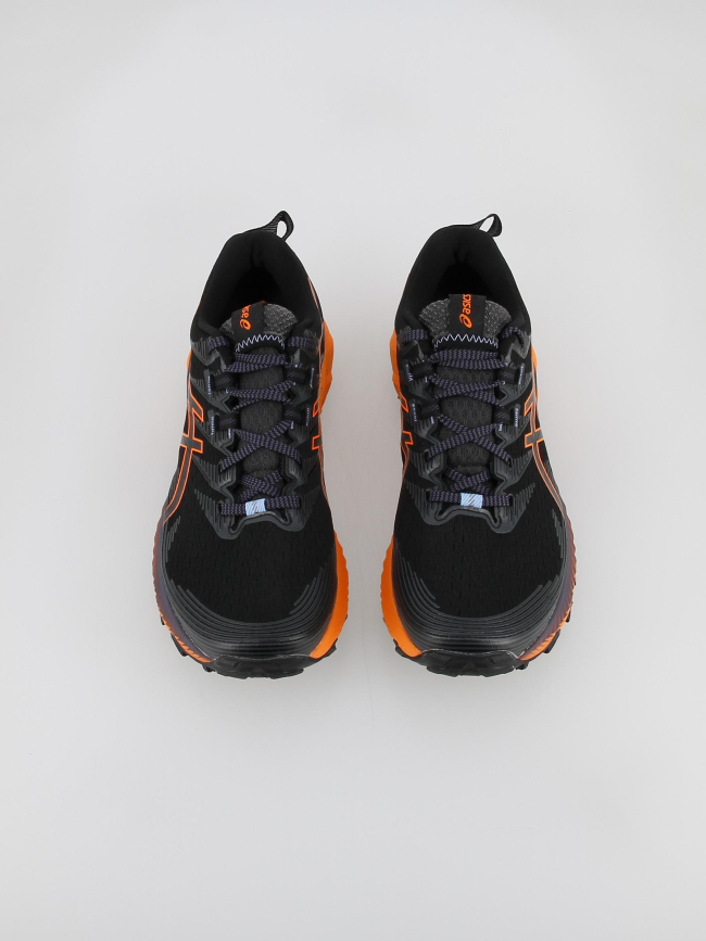 Chaussures de trail trabuco 10 gel noir/orange homme - Asics