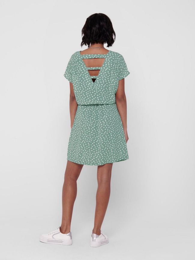 Robe à pois mariana vert femme - Only