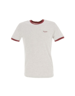 T-shirt the tee gris chiné homme - Teddy Smith