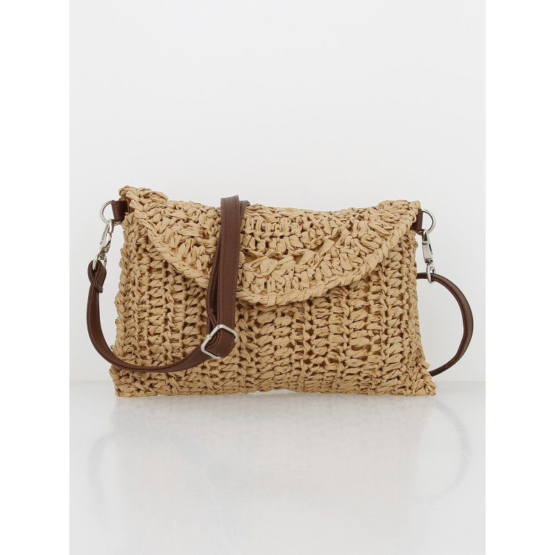 Sac à mains linja cross body naturel femme - Pieces